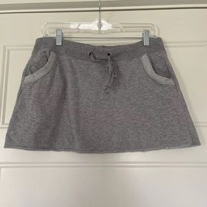 Make + Model Cover Up Skirt Womens Small Gray